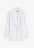 Ledig blazer med lin og bred krage med slag, bonprix