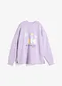 Oversized sweatshirt i bomullsmiks, bonprix