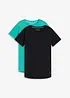 Trenings-T-skjorte, hurtigtørkende (2-pack), bonprix