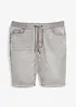 Pull on-bermudashorts i denim med stretch, Regular Fit, bonprix
