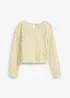 Blondebluse med jerseytopp (2-delt sett), bonprix