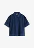 Bluse med hullbroderi, bonprix