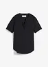 Kortermet bluse i fast viskosemiks, bonprix