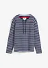 Sweatshirt i strukturmateriale, bonprix