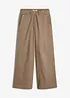 Wide Leg-bukse med stretch, bonprix