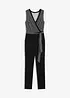 Jumpsuit i jersey med stripemønster, bonprix