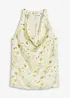 Blusetopp i sateng look, bonprix