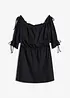 Jerseykjole med carmenutringning, bonprix