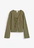 Cardigan i barcrepe, bonprix