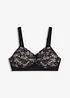 Bralette med økologisk bomull og blonder, bonprix