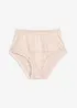 High Waist shape-panty med glans, middels formende, bonprix