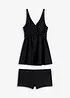 Lang tankini (2-delt sett) med V-hals, bonprix
