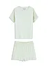 Pyjamas med oversized topp i viskose, bonprix