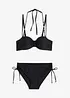 Balconette-bikini med avtagbare halterneck-stropper (2-delt sett), bonprix
