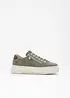 Komfort-platåsneakers fra Rieker med lett såle, Rieker