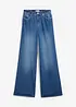 Wide-Leg-jeans, High Waist, Full Length, komfortlinning, bonprix