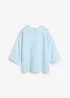 Oversized bluse i lin, bonprix