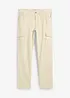 Slim Fit-bukse med stretch og cargolommer, Straight, bonprix