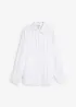 Bluse i innsvingt modell og lin, bonprix