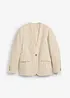 Blazer uten krage i lin, bonprix