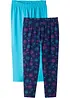 Caprileggings med økologisk bomull (2-pack), bonprix