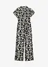 Jumpsuit i lett sateng, bonprix
