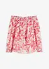 Bluse med print og singoalla-utringning, bonprix