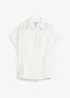 Kortermet, lett musselinbluse, bonprix