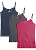 Singlet i 100% bomull (3-pack), bonprix