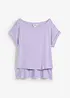 Oversized topp i lett viskose, bonprix