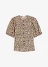 Mønstret bluse, bonprix