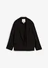 Blazer i strukturert viskosemiks med rynket effekt, bonprix