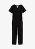 Jersey-jumpsuit med økologisk bomull, bonprix