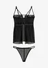Babydoll og stringtruse (2 deler), bonprix