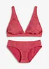 Bikini (2-delt sett) i skinnende materiale, bonprix