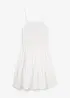 Kjole med stropper i ren økologisk bomull, bonprix