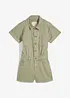 Jumpsuit i 100% bomull og kort modell, bonprix