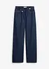 Wide Leg-jeans Mid Waist, Low Stretch, bonprix