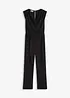 Jersey jumpsuit med skulderpolstring, bonprix