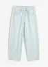 Loose Fit-jeans, Mid Waist, super soft cropped, bonprix