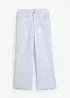 Wide Leg-jeans High Waist, cropped, bonprix