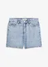 Bermudashorts i denim Mid Waist, Low Stretch, bonprix