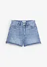 Jeansshorts High Waist, Low Stretch, bonprix