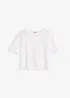 Oversized topp av ren økologisk bomull, bonprix