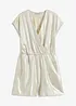 Jumpsuit i jersey med dyp utringning, bonprix
