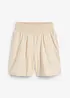 Pull on-shorts i bomullskrepp, bonprix