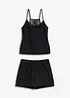 Shorty-pyjamas med blonde i ryggen, bonprix