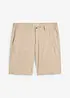 Regular Fit chino-bermuda med lin, bonprix