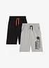 Bermudashorts i trikot (2-pack), gutt, bonprix