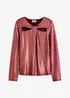 Langermet topp med cut outs, bonprix